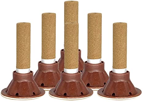 brown stick on moxa