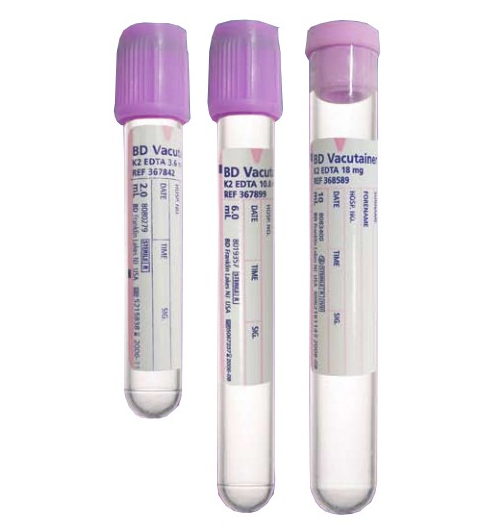 vacutainer lavendar